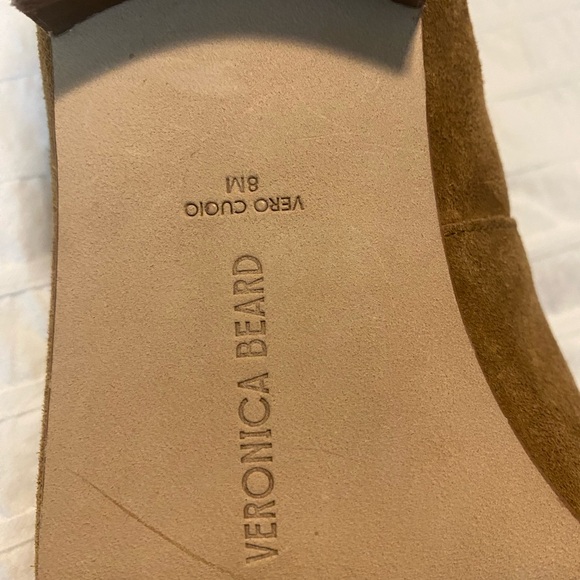 Veronica Beard Arlie Suede Loafer Hazelwood Tan 8 - Picture 9 of 9